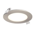 Luminaria de empotrar en cielo 4" de LED integrado, de 11W, CCT 27-30-35-40-5000K, 800lm. Dimeable TRIAC. Wet location