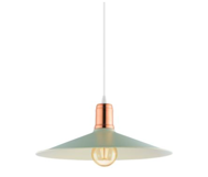 Luminaria decorativa colgante para lámpara base E27. 230V, hasta 60W. Dry Location