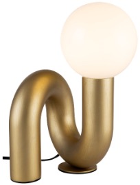 Luminaria decorativa de mesa para lámpara base E26. 120 V, hasta 40 W. Dry Location